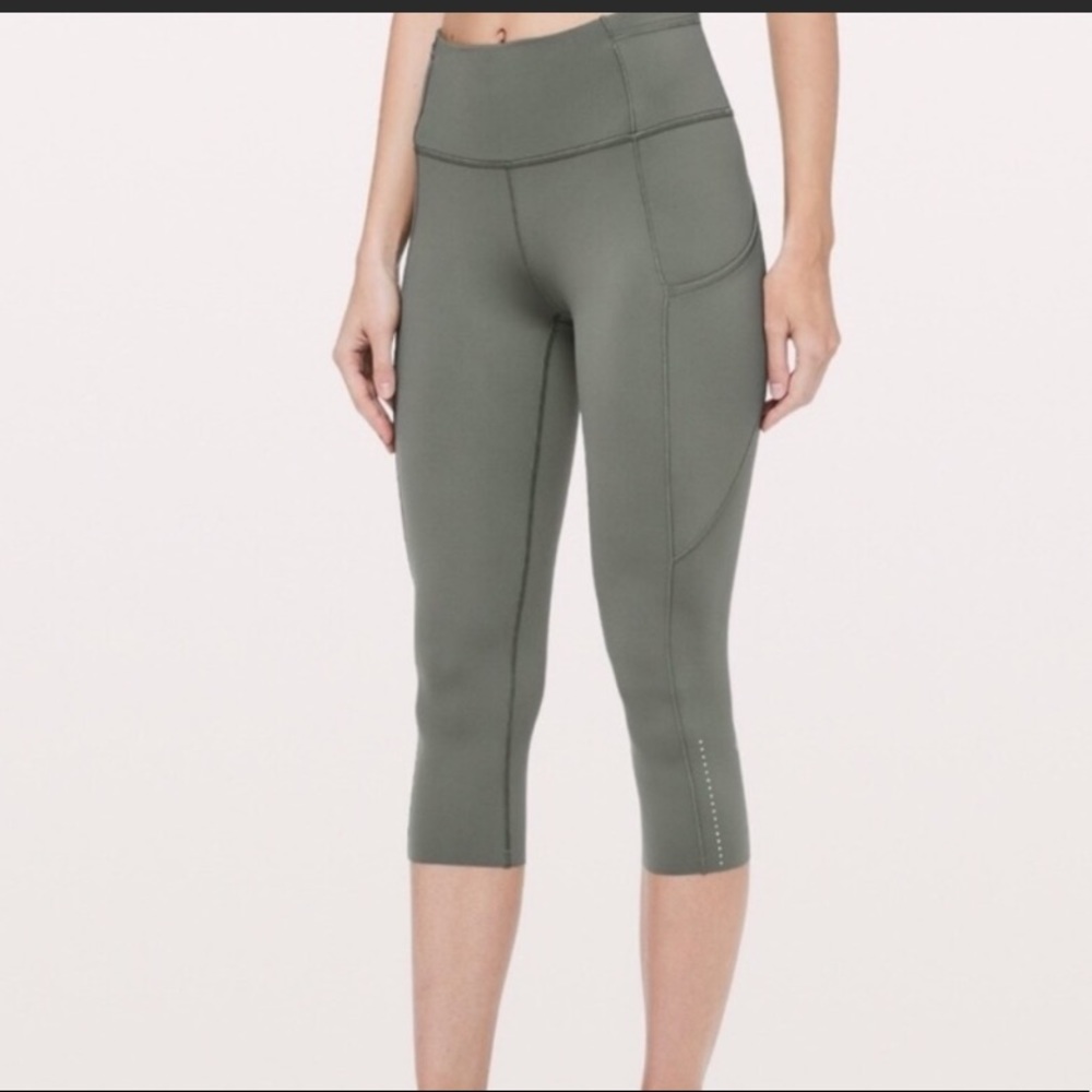 lululemon fast and free HR crop capri